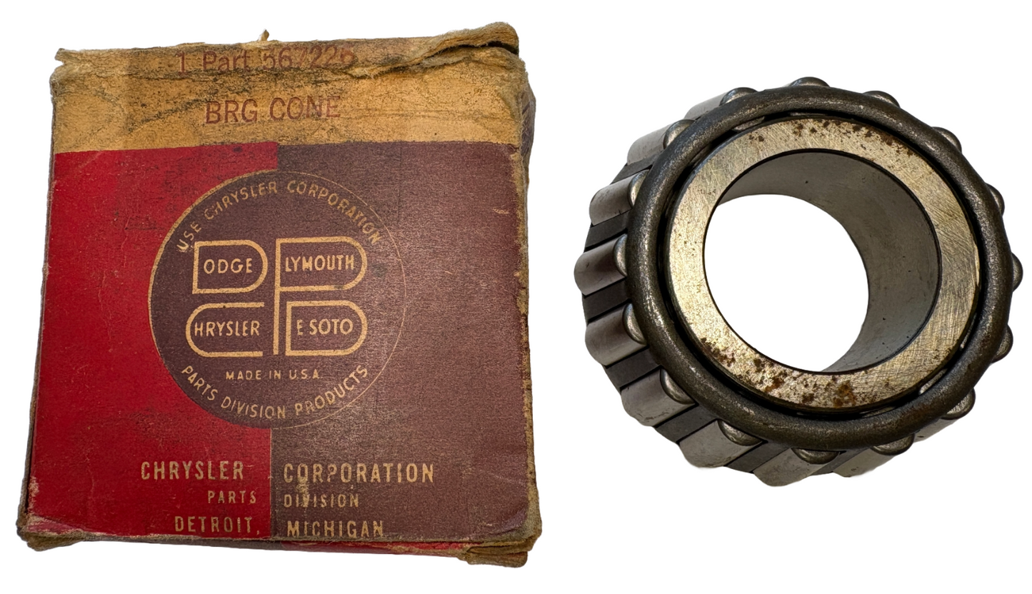 New Old Stock Cone Pinion Bearing for 1936 Dodge Trucks Models Mopar #567226