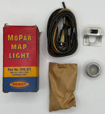 New Old Stock Map & Courtesy Light Package for 1951-53 Plymouth Models #1498871
