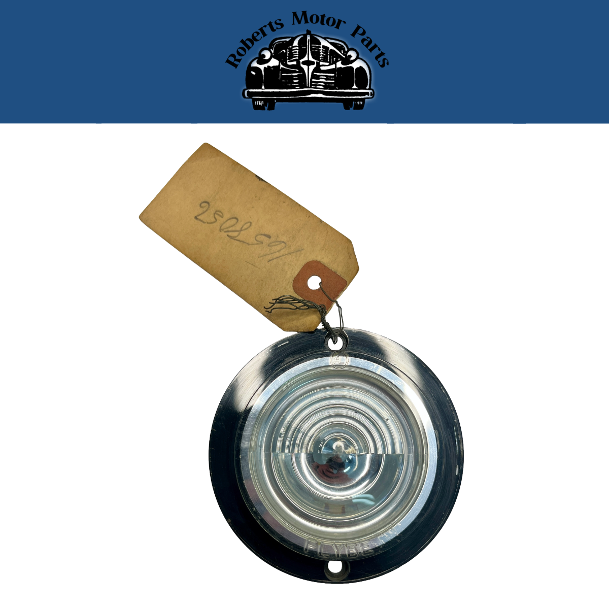 New Old Stock Back Up Lamp Dummy Lens For All PA 1956 Plymouth Models #1658056
