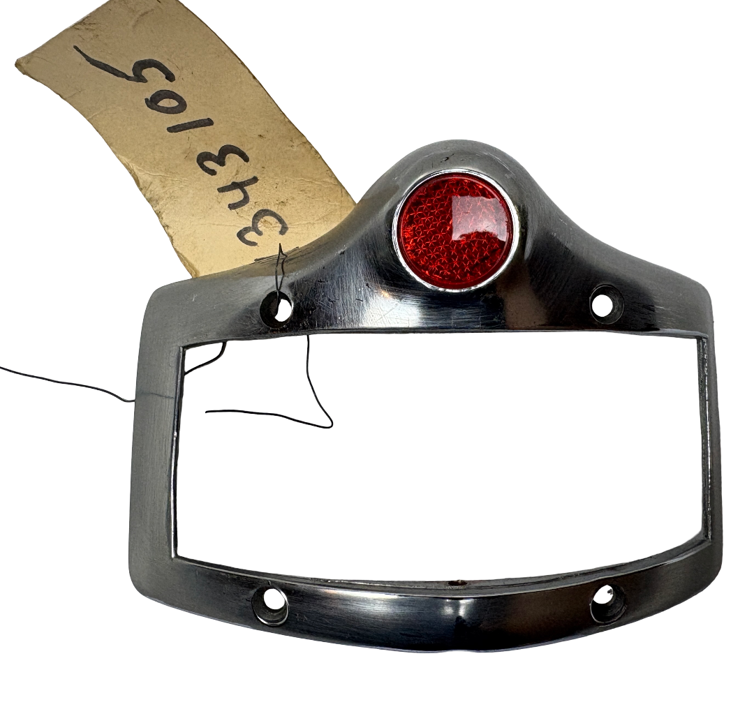New Old Stock Right Tail Light Chrome Bezel for 1950-52 Plymouth Models #1343105
