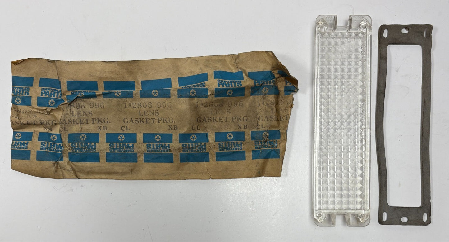 New Old Stock Park Lens for 1967 Plymouth Fury Sport Fury Models Mopar #2808996