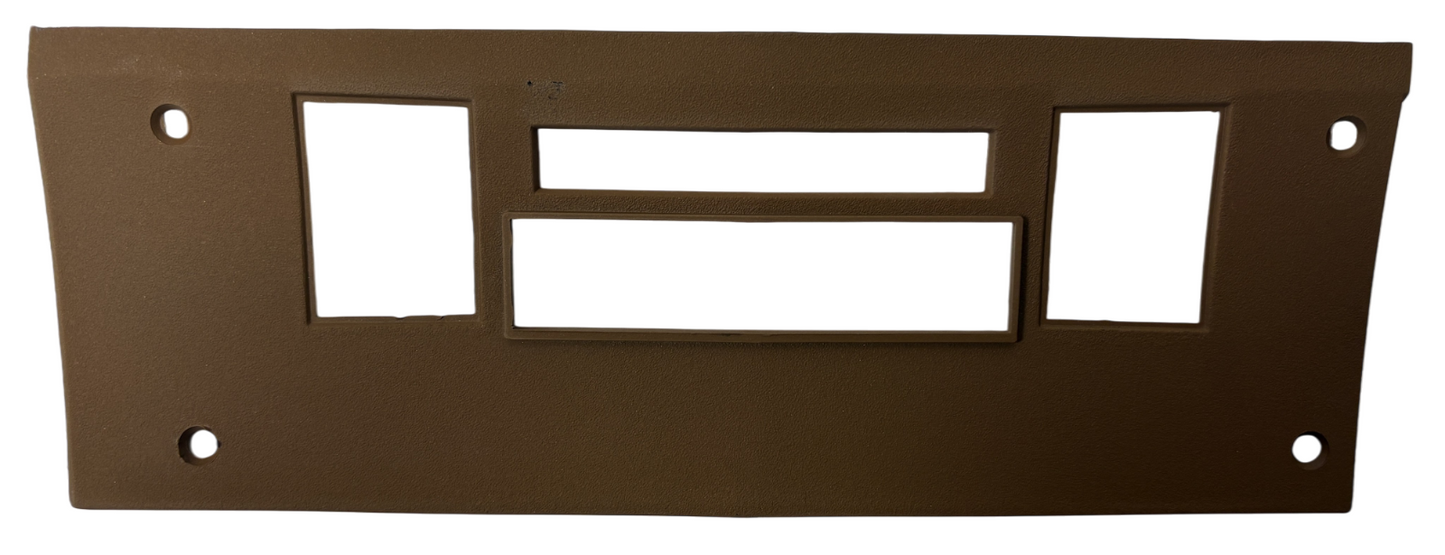 New Old Stock Tan Dash Radio Bezel For 1968-1969 Plymouth Dodge B-Body #2889695