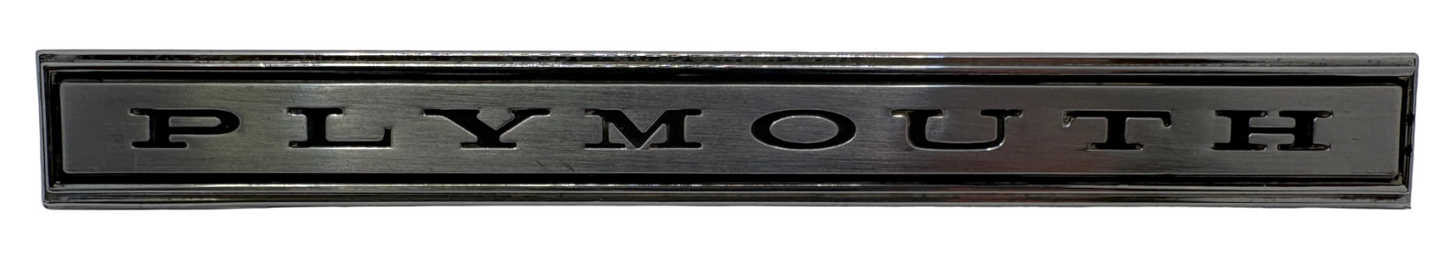 New Old Stock Valiant Trunk Emblem for 1964-65 Plymouth Models Mopar #2526266