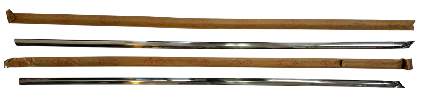 New Old Stock Moulding Package for 1955 Plymouth Savoy 4 Door Models #1643284