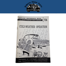 Original Ross Roy Cold Weather Operation Book Chrysler Session 156