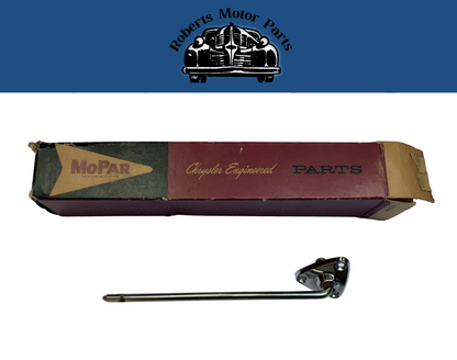 New Old Stock Right Chrome Visor Arm & Bracket For 1962-1963 Mopar #2292894