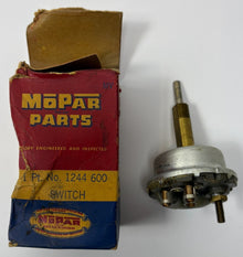 New Old Stock Map & Instrument Lamp Switch for 1949 DOdge Models Mopar #1244600