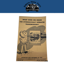 Original Ross Roy Transmission Questionnaire 1949 Vol 2 No 11