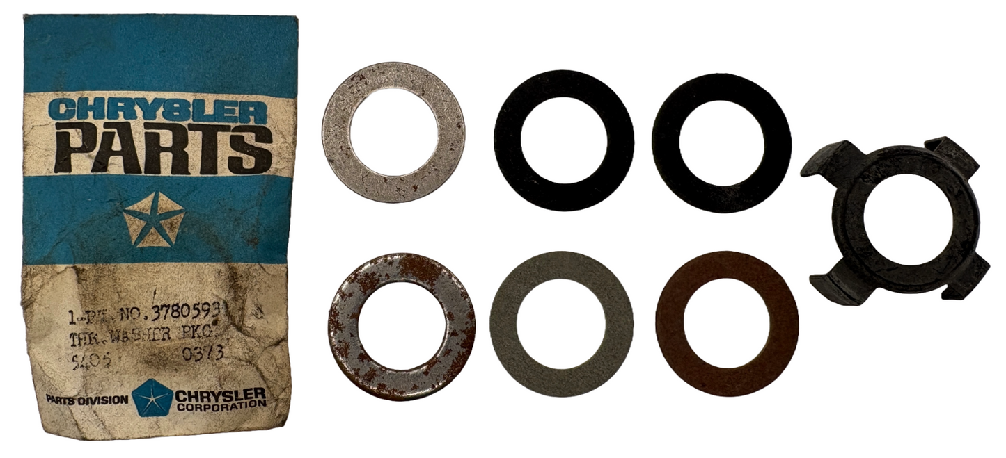 New Old Stock Starter Thrust Washer Kit for 1959-76 Mopar Models #3780593