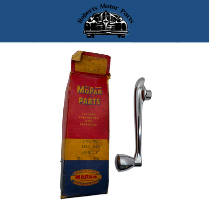 New Old Stock Door Window Regulator Handle For 1951 Chrysler Windsor #1253546