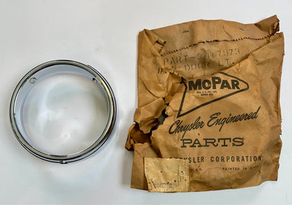 New Old Stock Inner Left Headlight Bezel for 1964 Dodge 880 Mopar #2417973