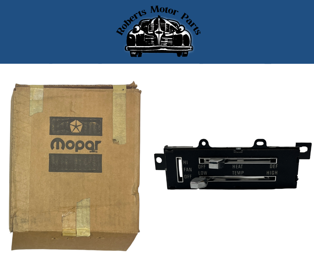 New Old Stock Heater Control For w/o A/C 1973-74 B-Body 1973-76 A-Body #3502783
