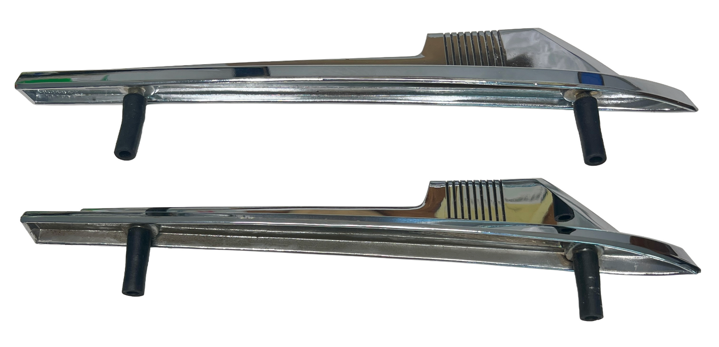 New Old Stock Fender Ornaments for 1965 Valiant Models #2524942 & #2524943