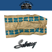 New Old Stock Sebring Nameplate For 1971-1974 Plymouth Satellite Models #3612859