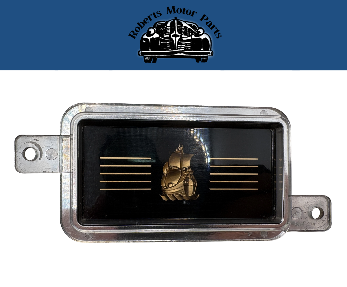 New Old Stock Dashboard Clock Delete Insert For 1949-1950 Plymouth Models Mopar