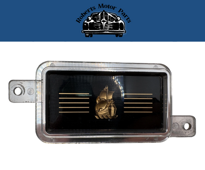 New Old Stock Dashboard Clock Delete Insert For 1949-1950 Plymouth Models Mopar