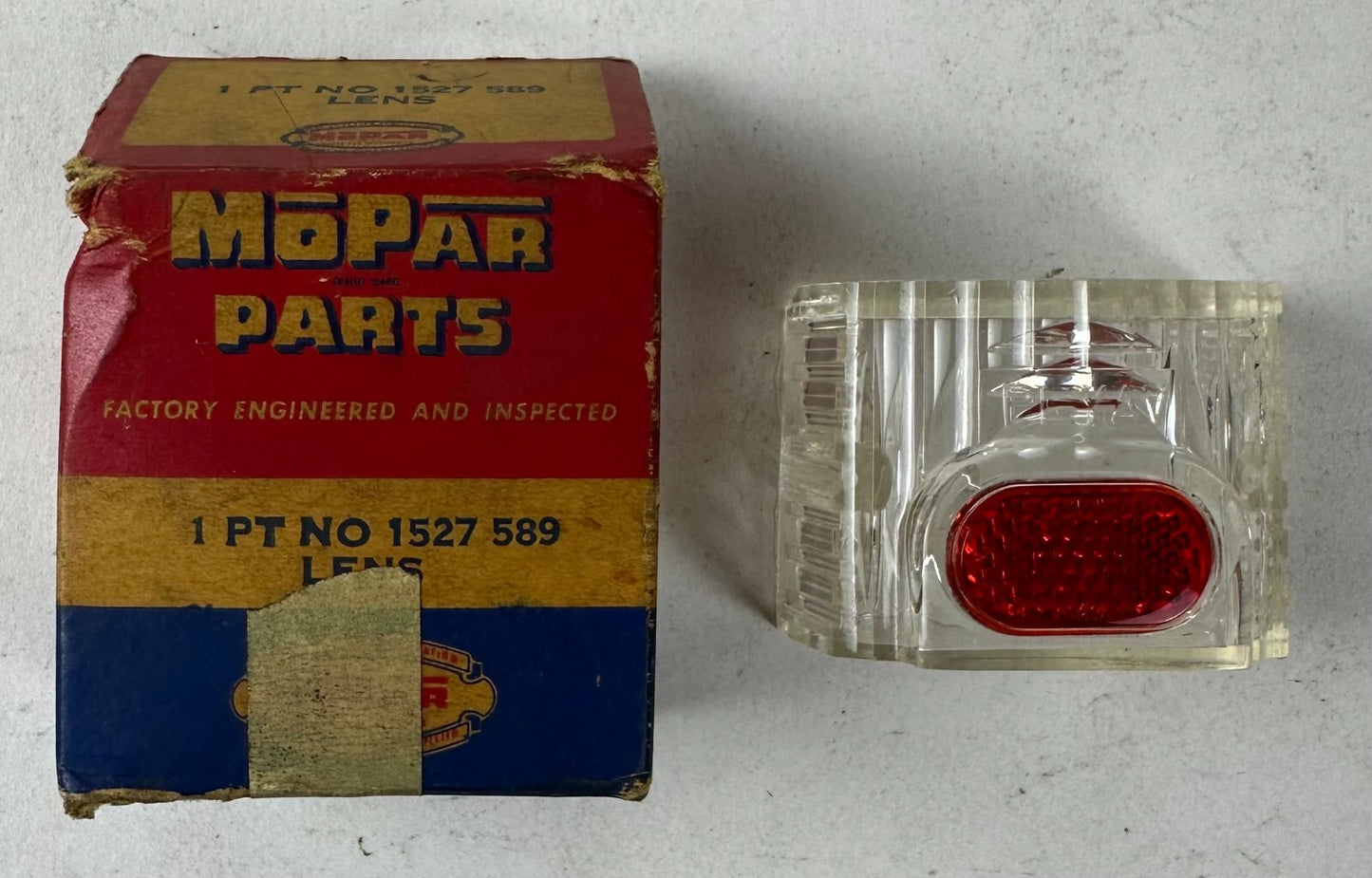 NOS Mopar Back Up Lens 1953 Plymouth Models #1527589