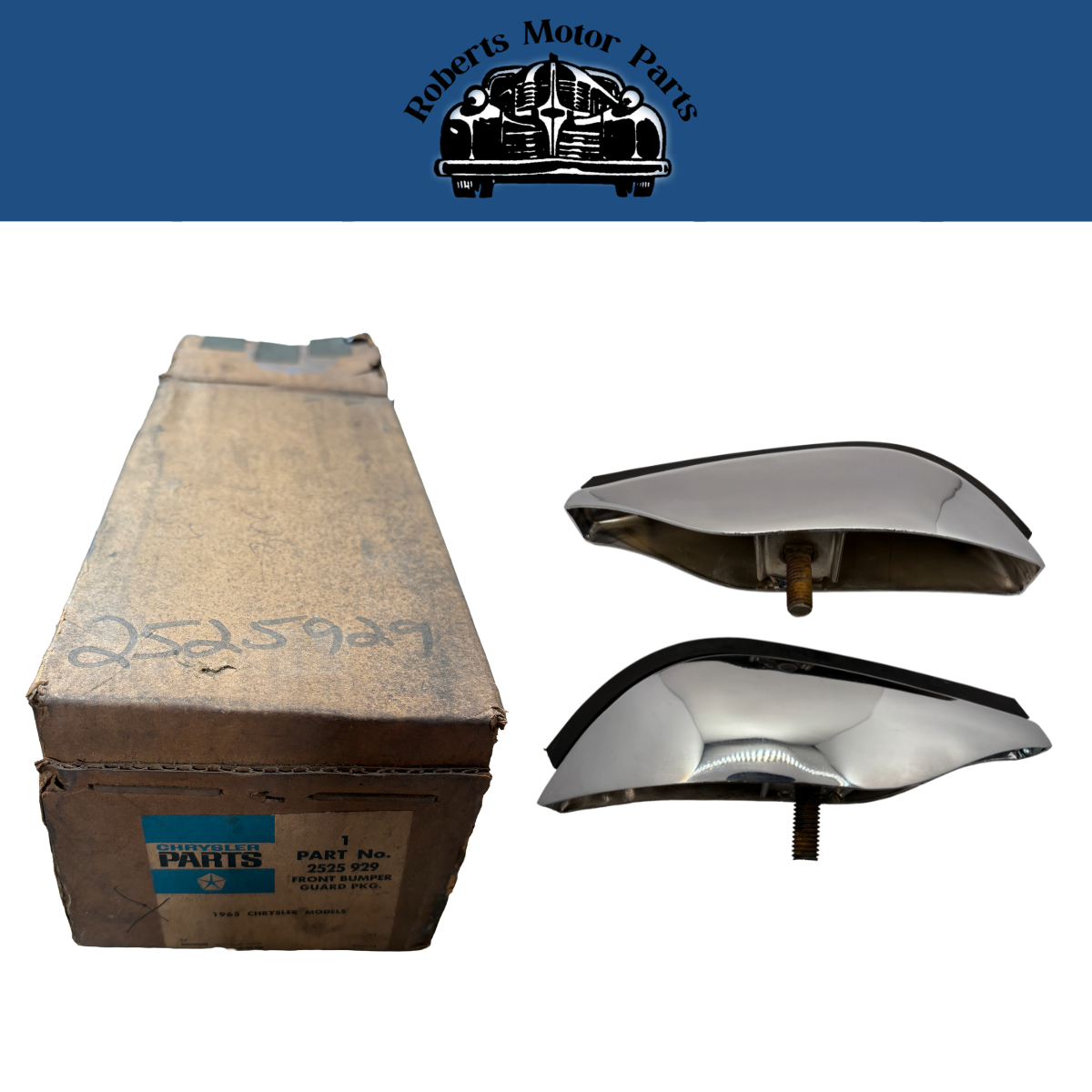 New Old Stock Rear Bumper Guard Package For 1965 Dodge Models #2525929