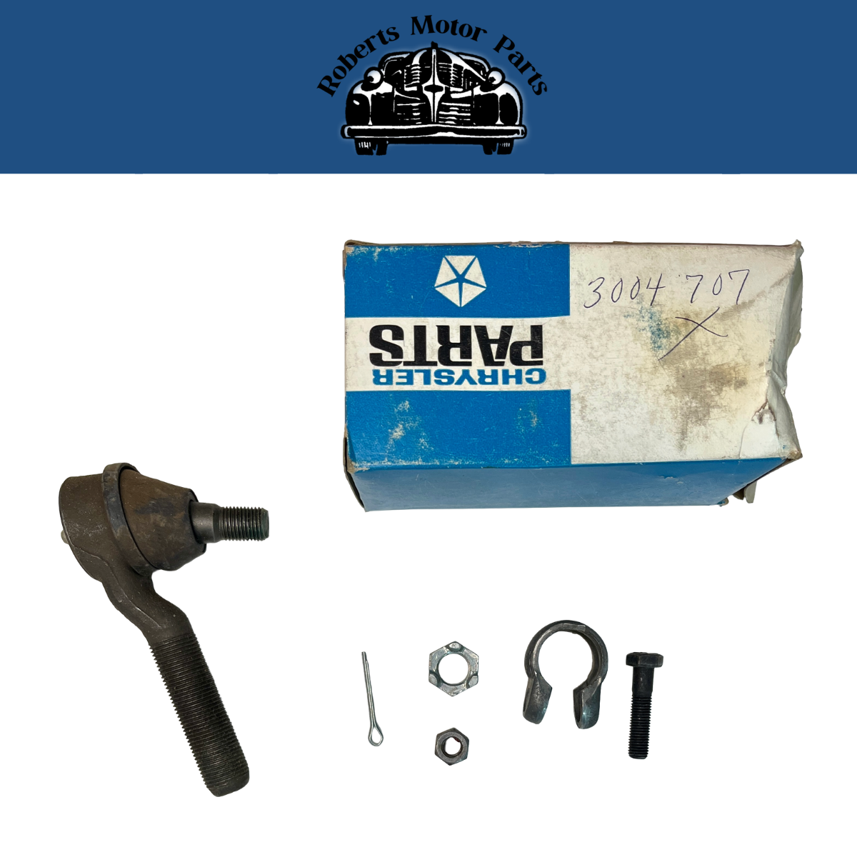 New Old Stock Inner Tie Rod For 1965-1973 C Body Mopar Models #3004707