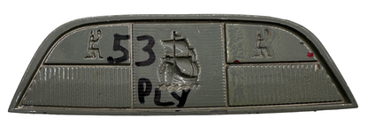New Old Stock Front Hood Medallion Emblem For 1953 Plymouth Special Deluxe