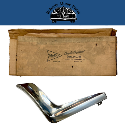 New Old Stock Right Q/Panel Deflector Pkg for 1960-61 Dodge Subs #2196400