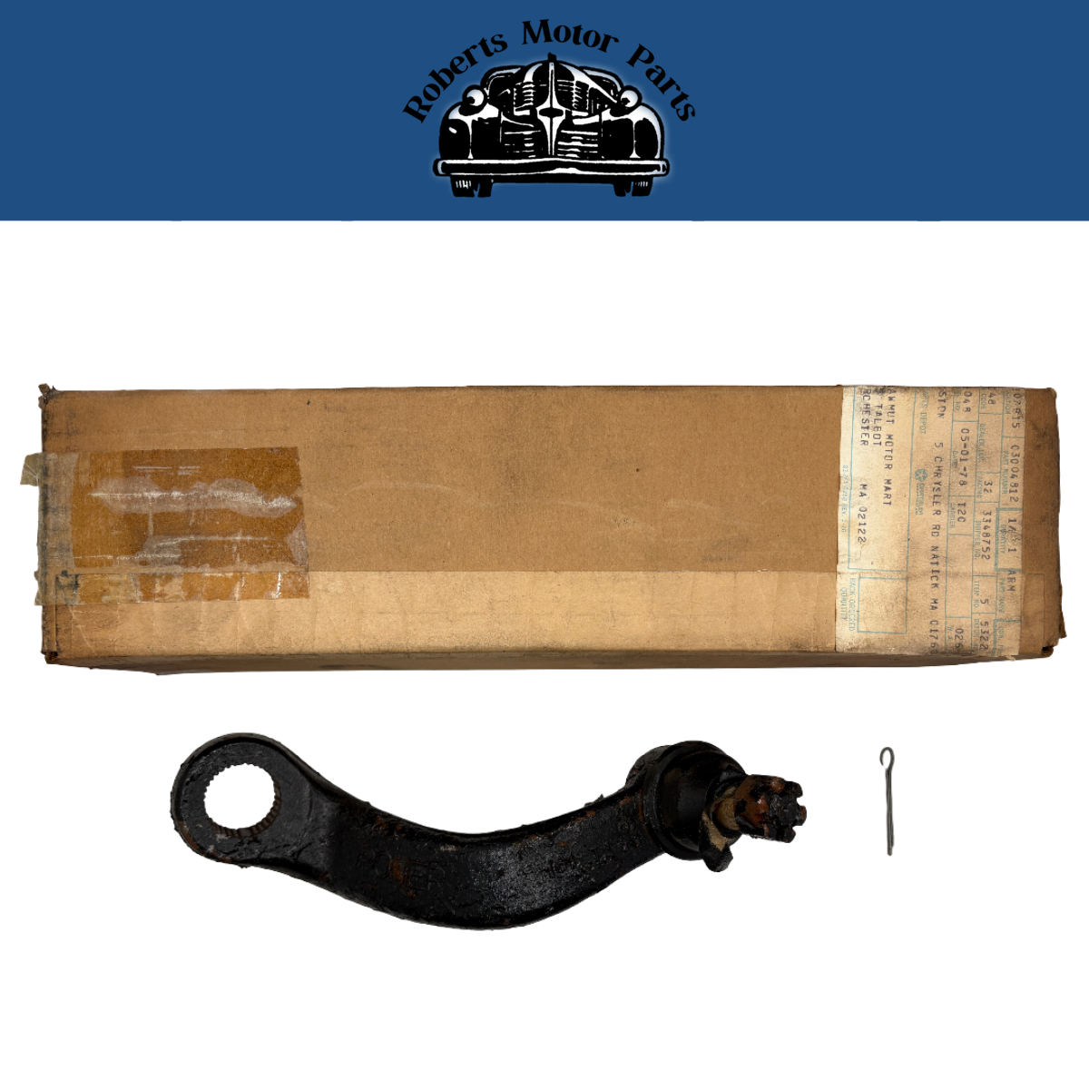 New Old Stock Mopar Pitman Arm Power Steering For 1965-1973 C-Body #3004812