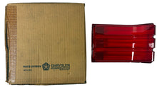 New Old Stock Right Turn Signal Tail Light Lens for 1966 Plymouth #2585097