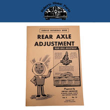 Original Ross Roy Rear Axle Adjustment Book 1949 Chrysler Vol 2 No 10