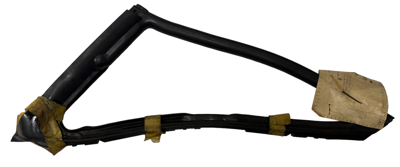 New Old Stock Left Vent Wing Weatherstrip for 1969-71 C Body Models #2893451