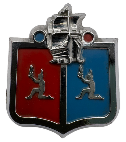 New Old Stock Roof Sail Panel Emblem Badge Ornament 1954-55 Plymouth #1542314