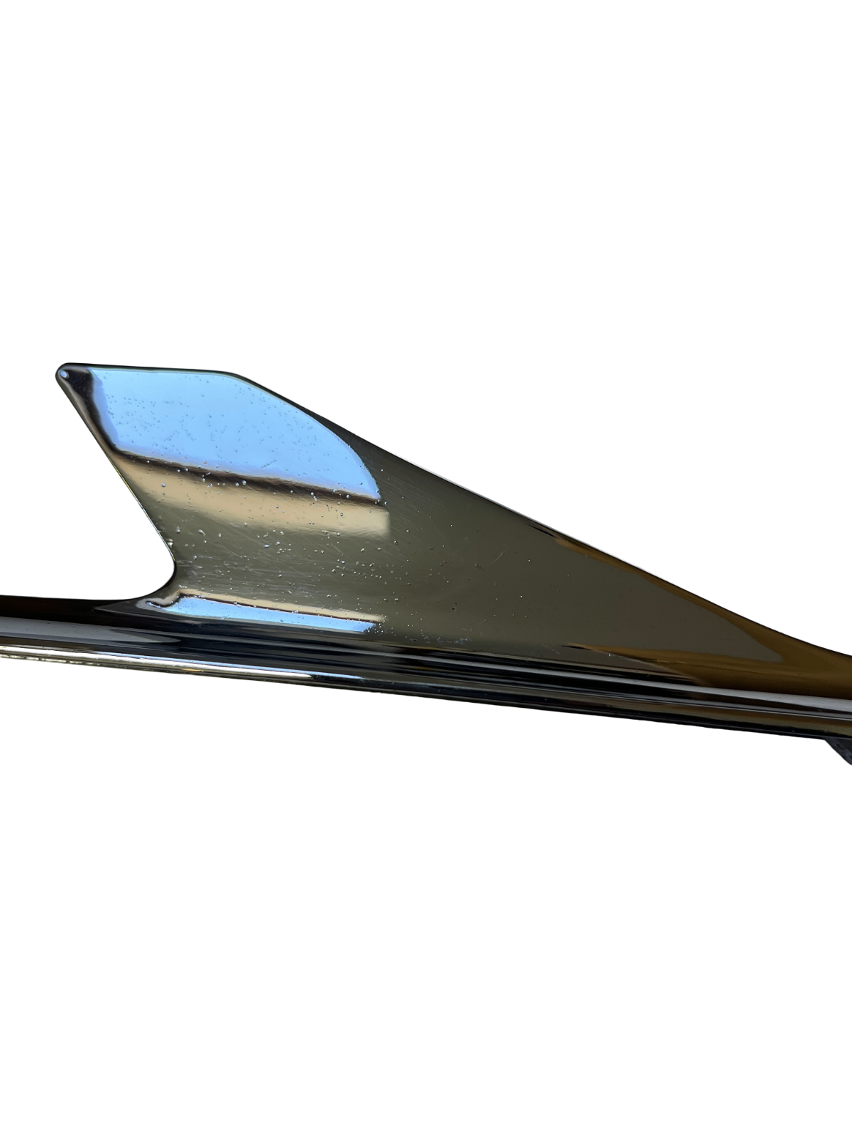 New Old Stock Left Chrome Ornament for 1958 Plymouth 6 & 8 Cyl Models #1754335