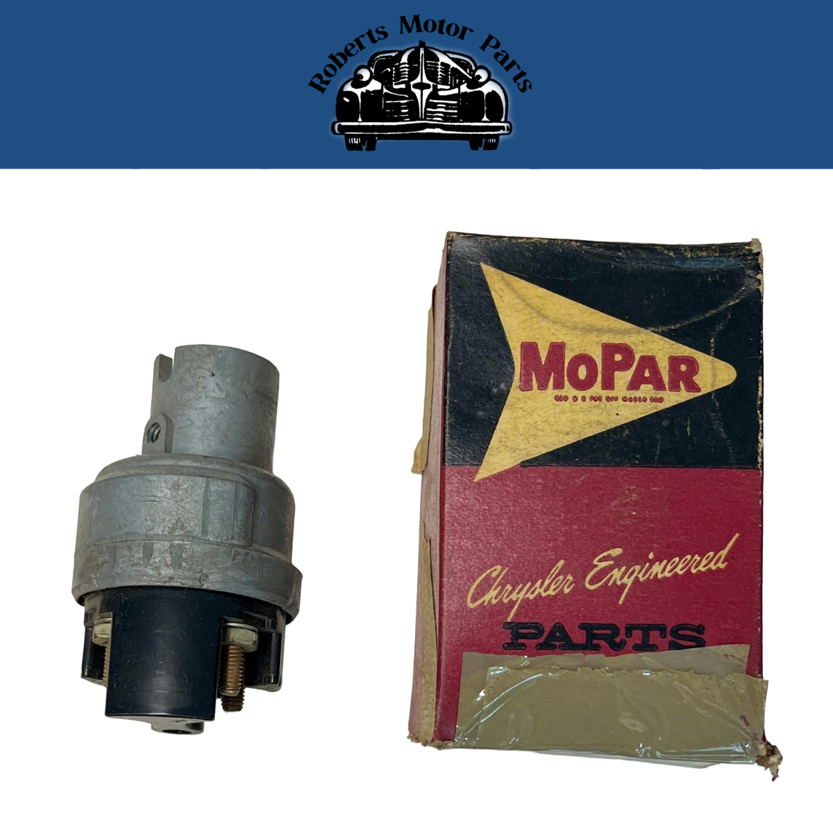 New Old Stock Ignition Switch For 1949-1958 Mopar All Models #1495886