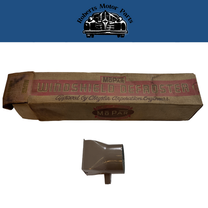 New Old Stock Windshield Defroster Outlet For 1941-48 Chrysler Dodge #864927B