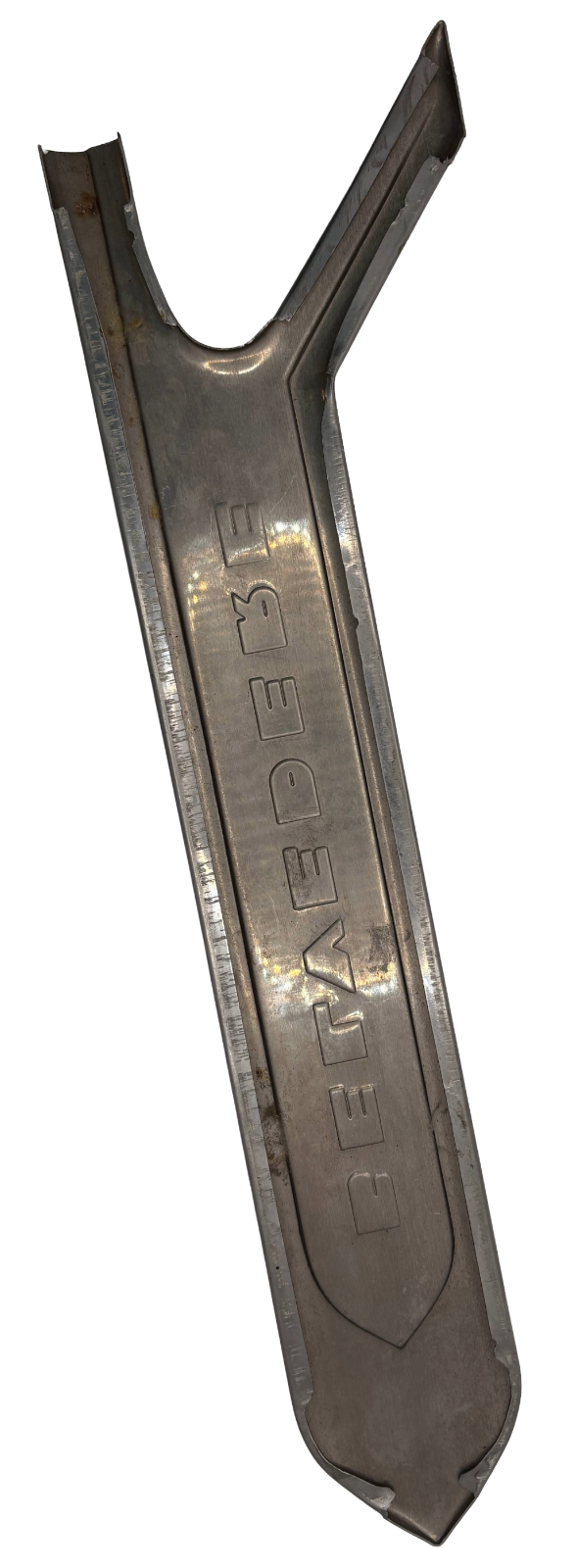 New Old Stock LH Door Nameplate Emblem For 1956 Plymouth Belvedere #1694339