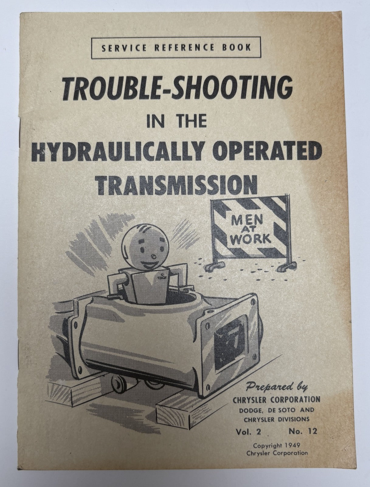 1949 Chrysler Hydraulic Transmission Troubleshooting Vol. 2 No. 12