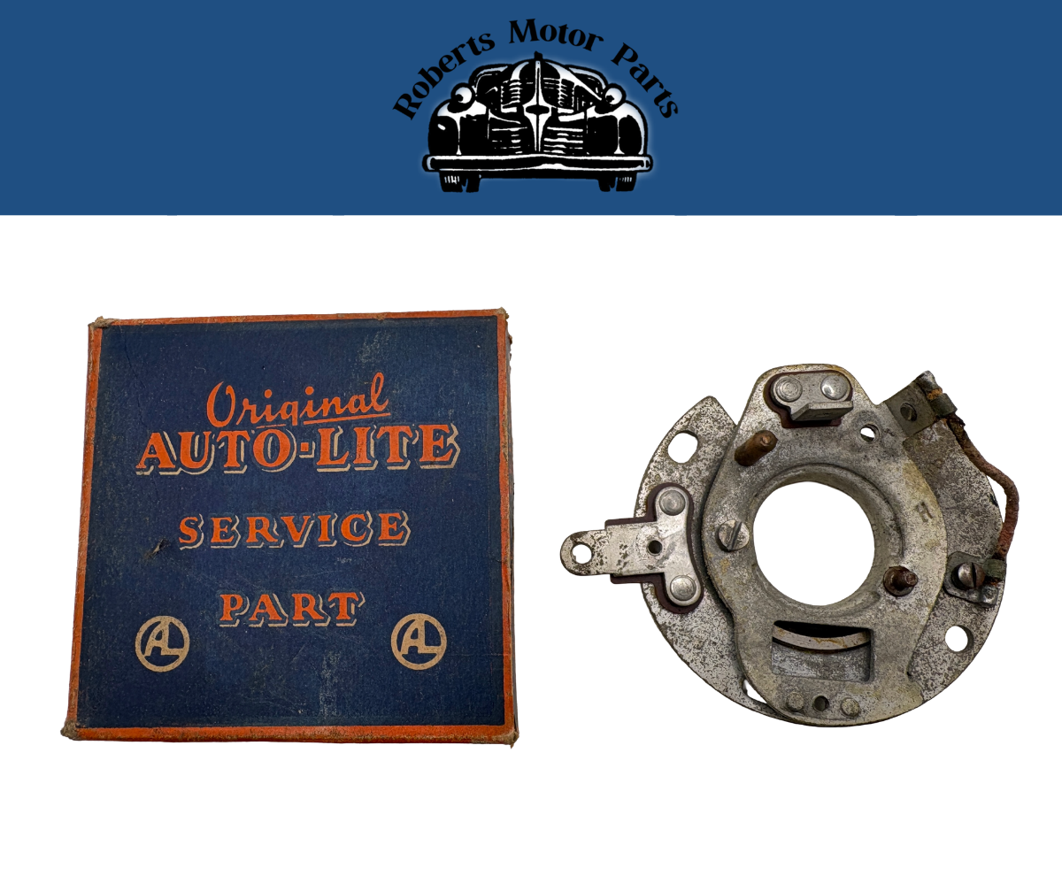 New Old Stock Autolite Breaker Plate For 1939-1948 Chrysler 8 Cyl Models #699293