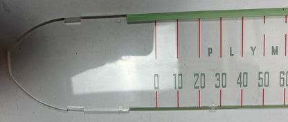 New Old Stock Speedometer Mile Lens For 1960 Plymouth Models #2097557