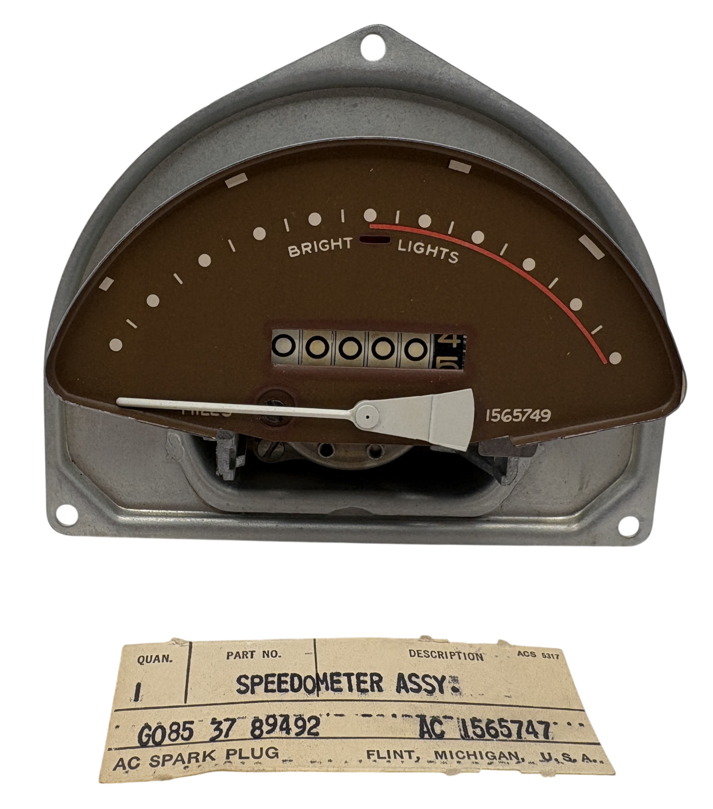 New Old Stock GM Speedometer Head For 1940-1946 Chevrolet Truck Models #1565747