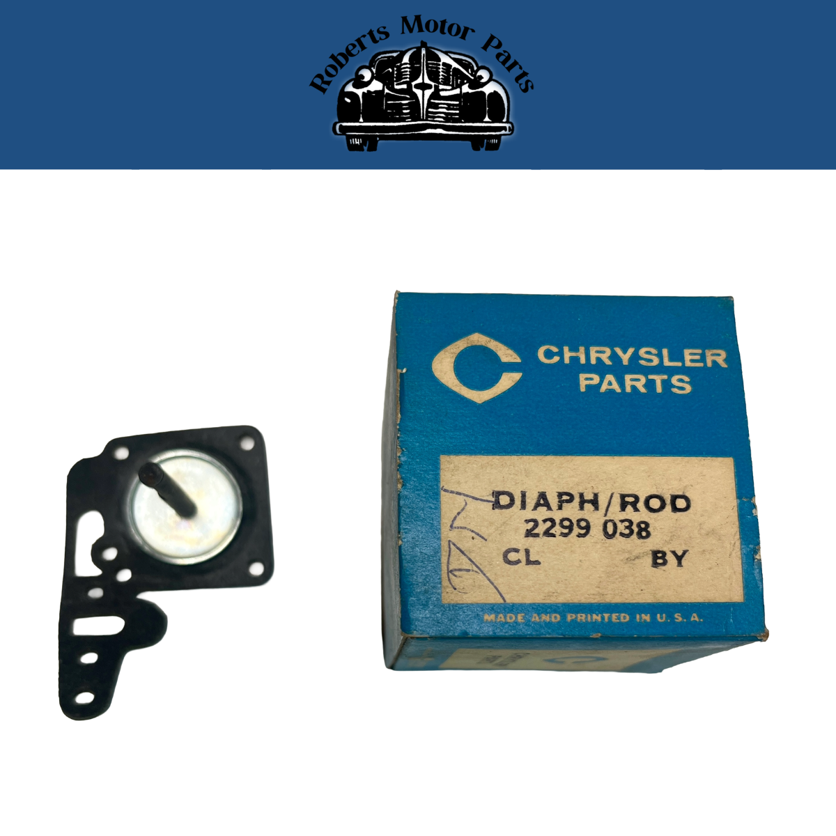New Old Stock Carburetor Pump Plunger Rod Diaphragm For 1962-1963 6 Cyl #2299038