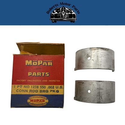New Old Stock Mopar Rod Bearing .002 US 1933-1941 Plymouth Dodge 6 Cyl #1238550