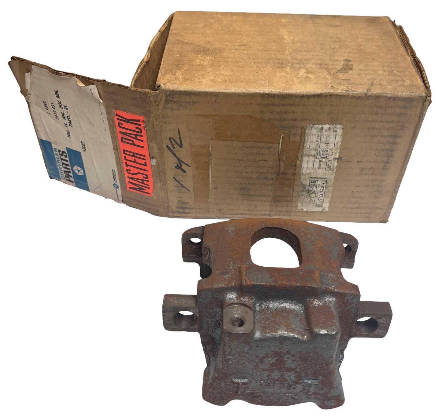 New Old Stock Front Disc Brake Housing Pair 1969 All #3412451 & 3412452