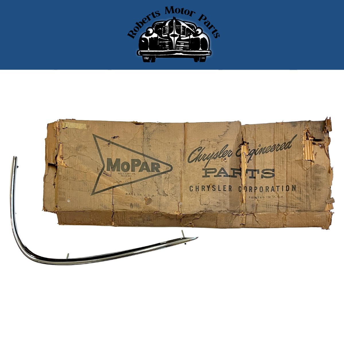New Old Stock Front Left Fender Moulding for 1959 Dodge Royals Mopar #1902657