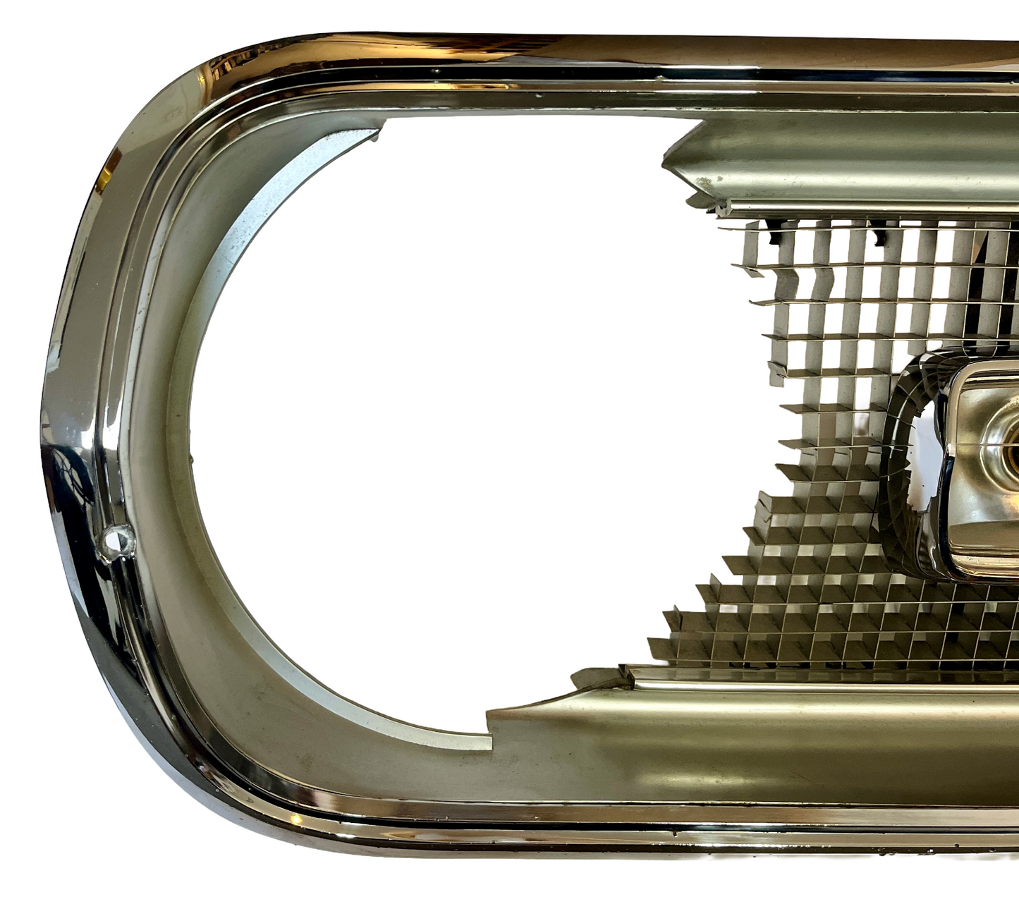 Used Old Stock Left Grille Assy & Light for 1969 Barracuda Models