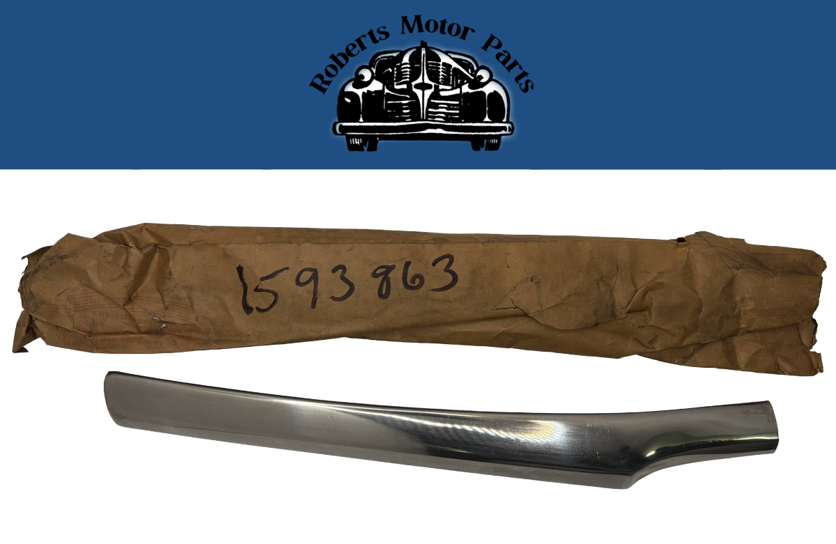 New Old Stock Left Quarter Panel Belt Moulding 1955-56 Plymouth 4 Door #1593863