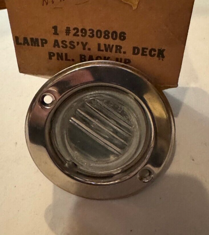 NOS Back Up light assembly for Dodge Charger 1969 1970 2930806