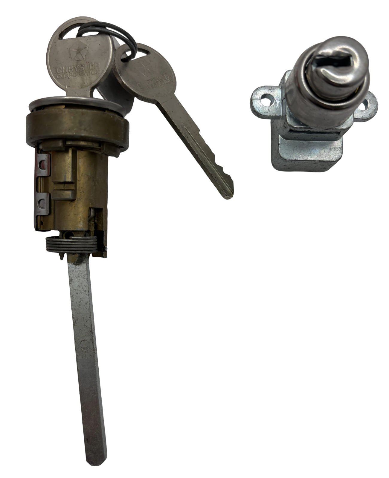 New Old Stock Trunk & Glove Box Lock Package For 1969 Plymouth Fury #2945733