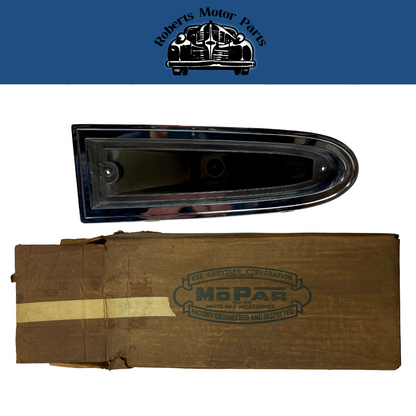 New Old Stock Right Rear Back Up Light Housing 1957-58 Imperial Models #1704916