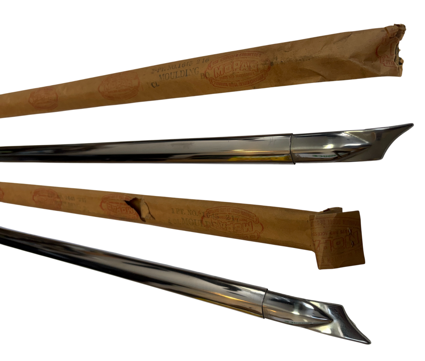New Old Stock Moulding Package for 1955 Plymouth Savoy 4 Door Models #1643284