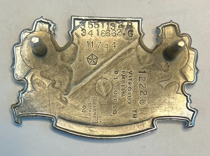 New Old Stock Trunk Lock Ornament Emblem Cover for 1972-73 New Yorker #3416662