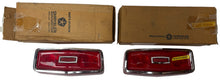 New Old Stock Tail Light Lenses for 1964 Plymouth Models #2495210 & 2495211